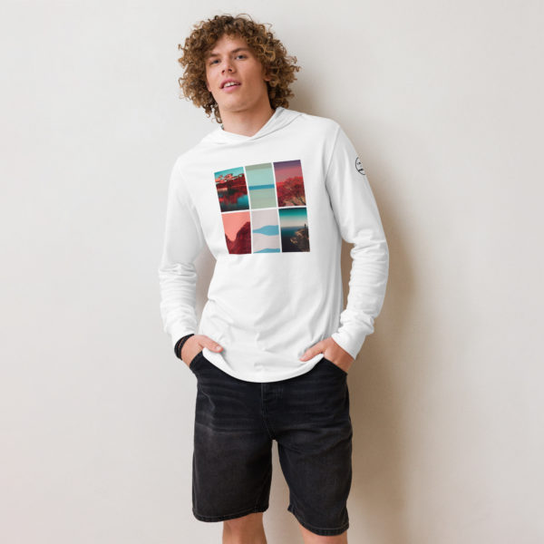 Hooded long-sleeve tee