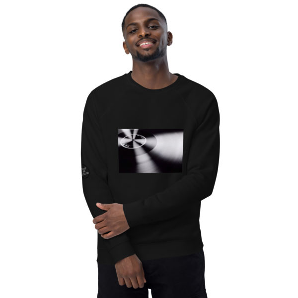 Unisex organic raglan sweatshirt - Image 2