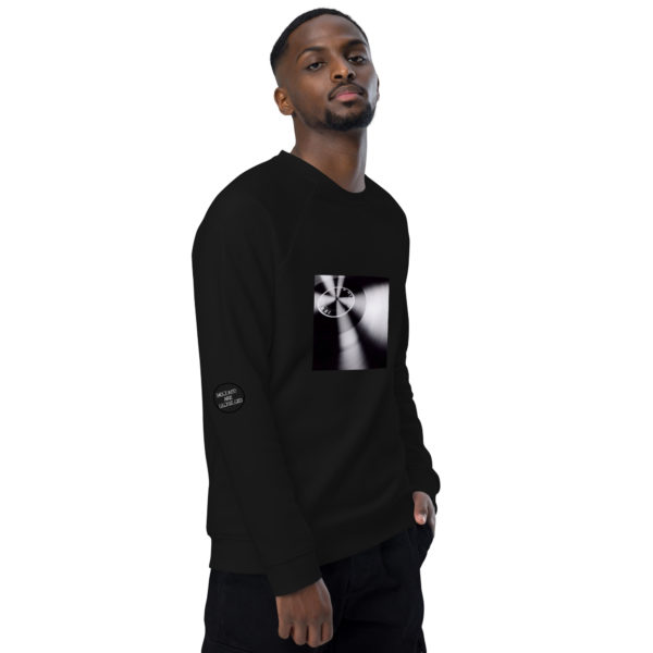 Unisex organic raglan sweatshirt - Image 5